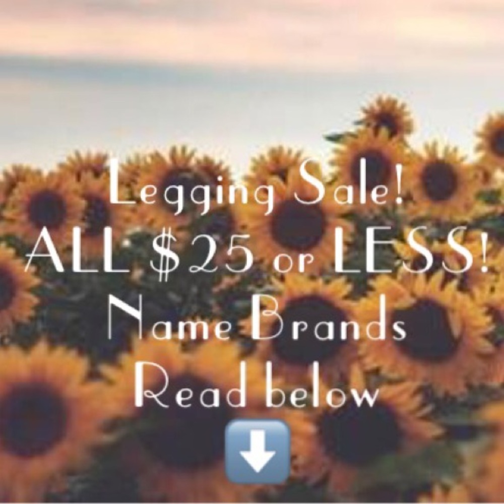 ALL Leggings $25 or LESS❗️🔥